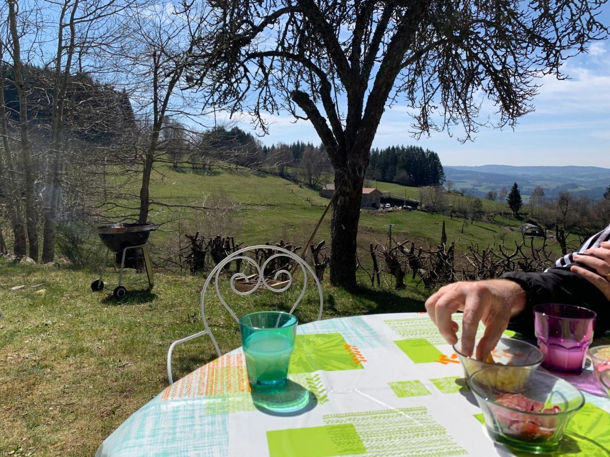 Gite " Oree Des Bois" Vertolaye Bagian luar foto