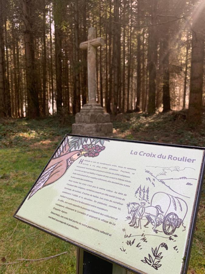Gite " Oree Des Bois" Vertolaye Bagian luar foto