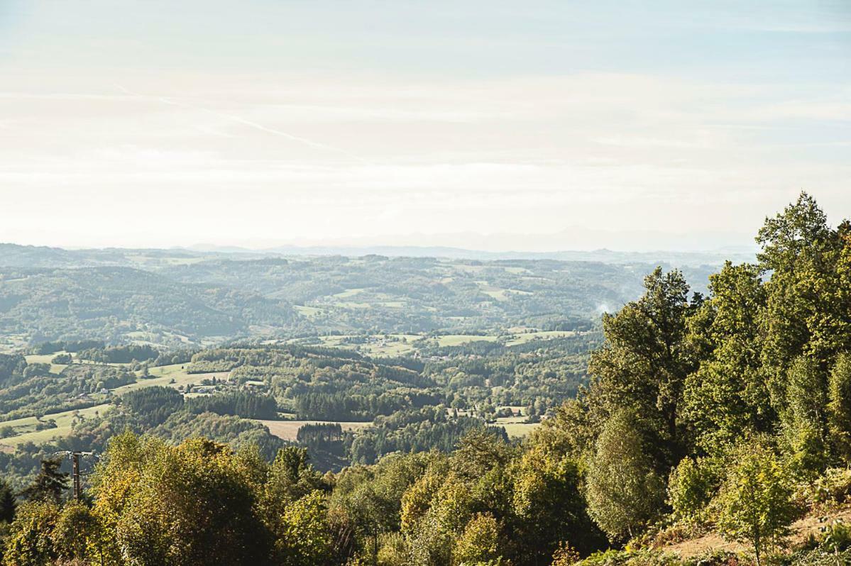 Gite " Oree Des Bois" Vertolaye Bagian luar foto